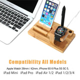 Natural Bamboo Charging Dock