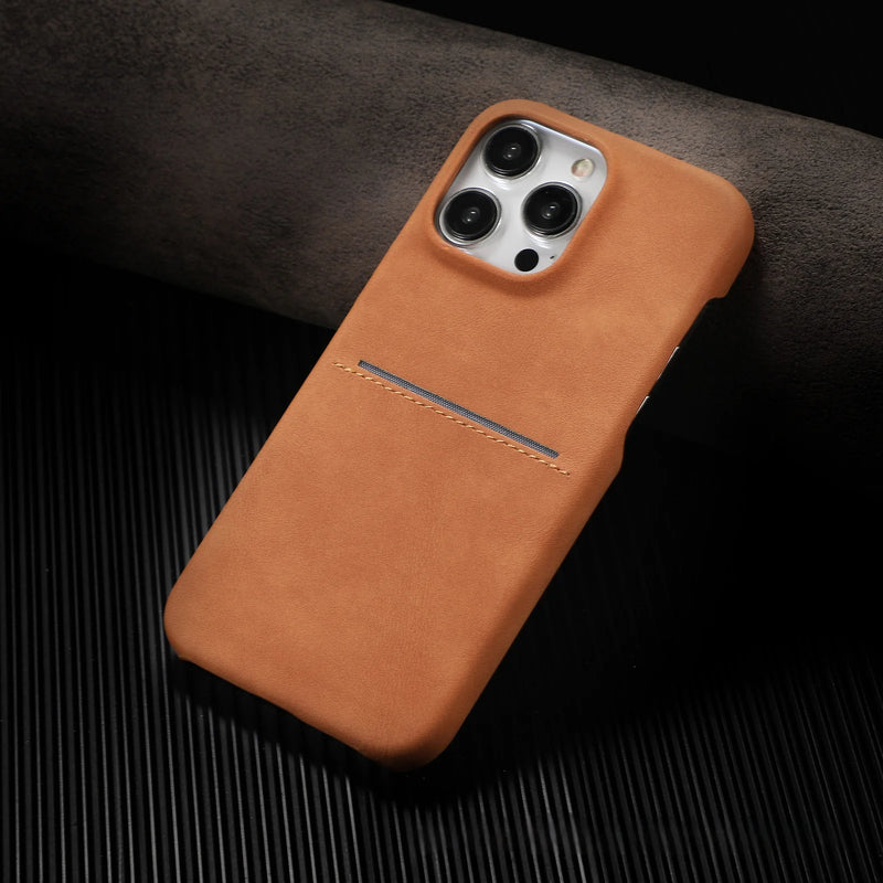 Sheepskin Business Drop-Resistant Phone Case