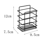 Iron Triangle Bathroom Storage Rack Set